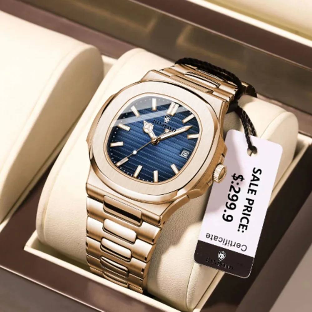 Luxury Watch German - جديد سويسرا رجل عادية ارتفع الذهب