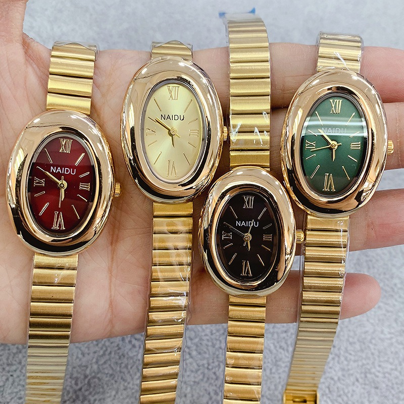 Luxury Watch Brand For Women - العلامة التجارية الفاخرة الذهب البيضاوي المرأة