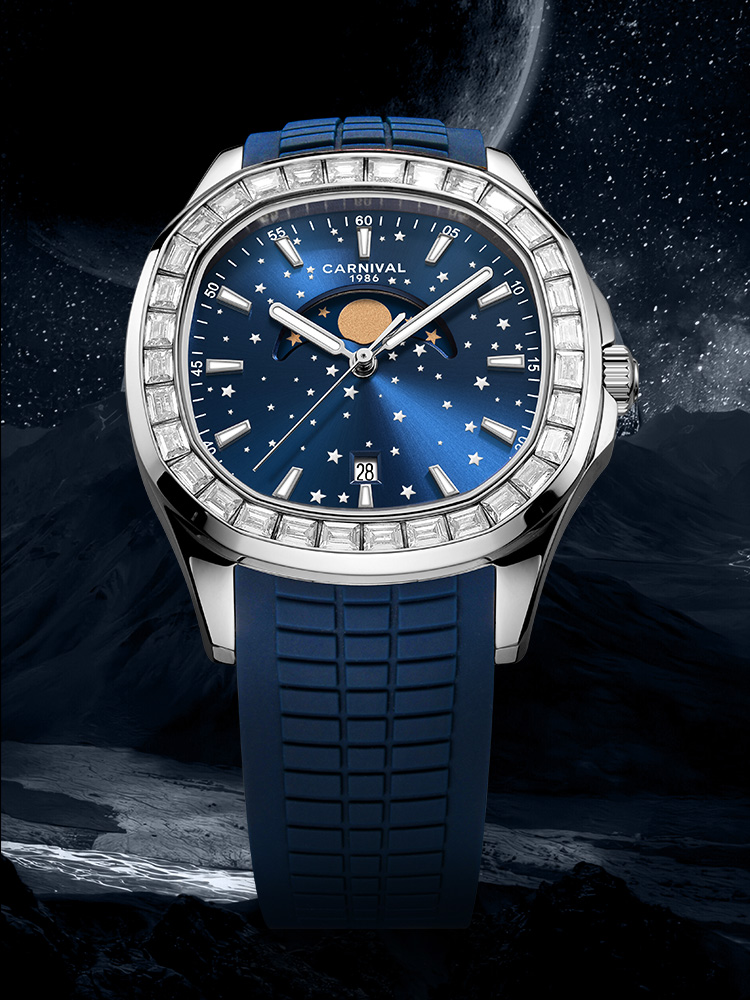 Luxury Watch German - ساعة كوارتز روندا سويسرية للرجال من