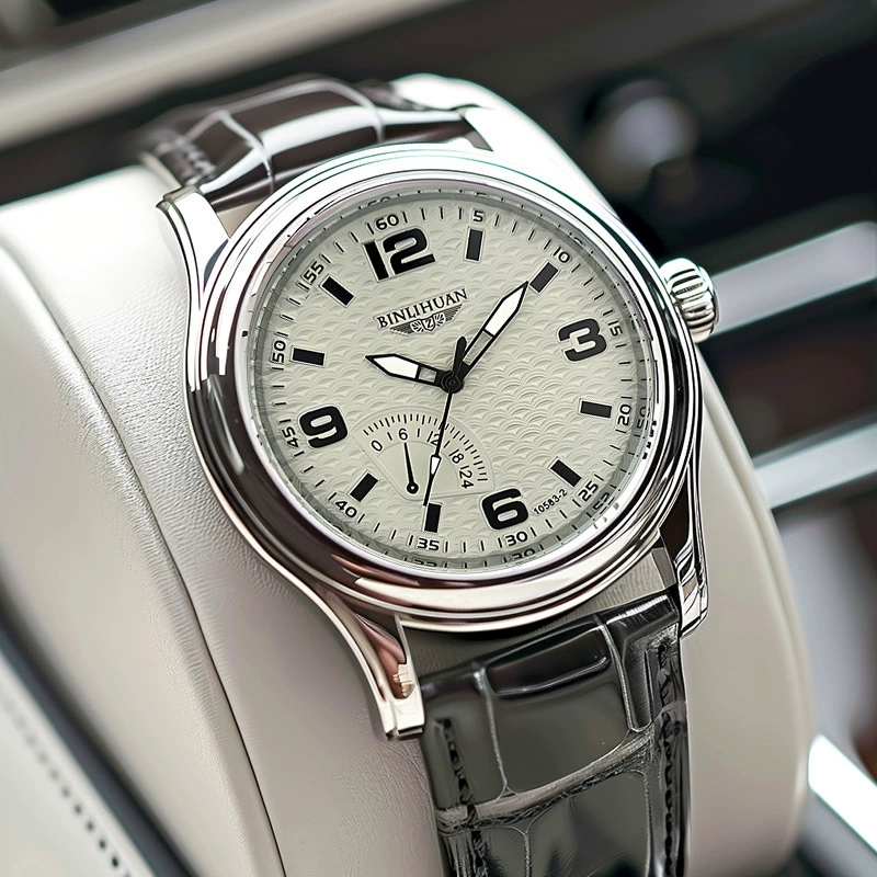 Luxury Watch Longines - ساعة رجالية فاخرة جديدة من الجلد
