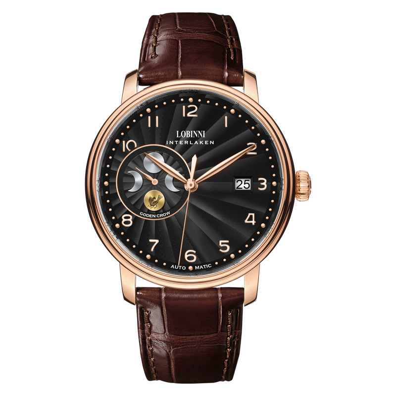 Luxury Watch German - ساعة LOBINNI للرجال من الياقوت الياباني