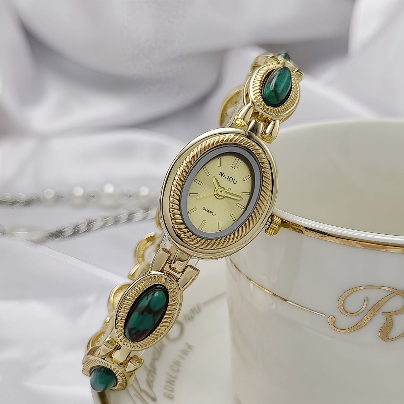Luxury Watch Brand For Women - ساعات نسائية ذهبية بيضاوية فاخرة من