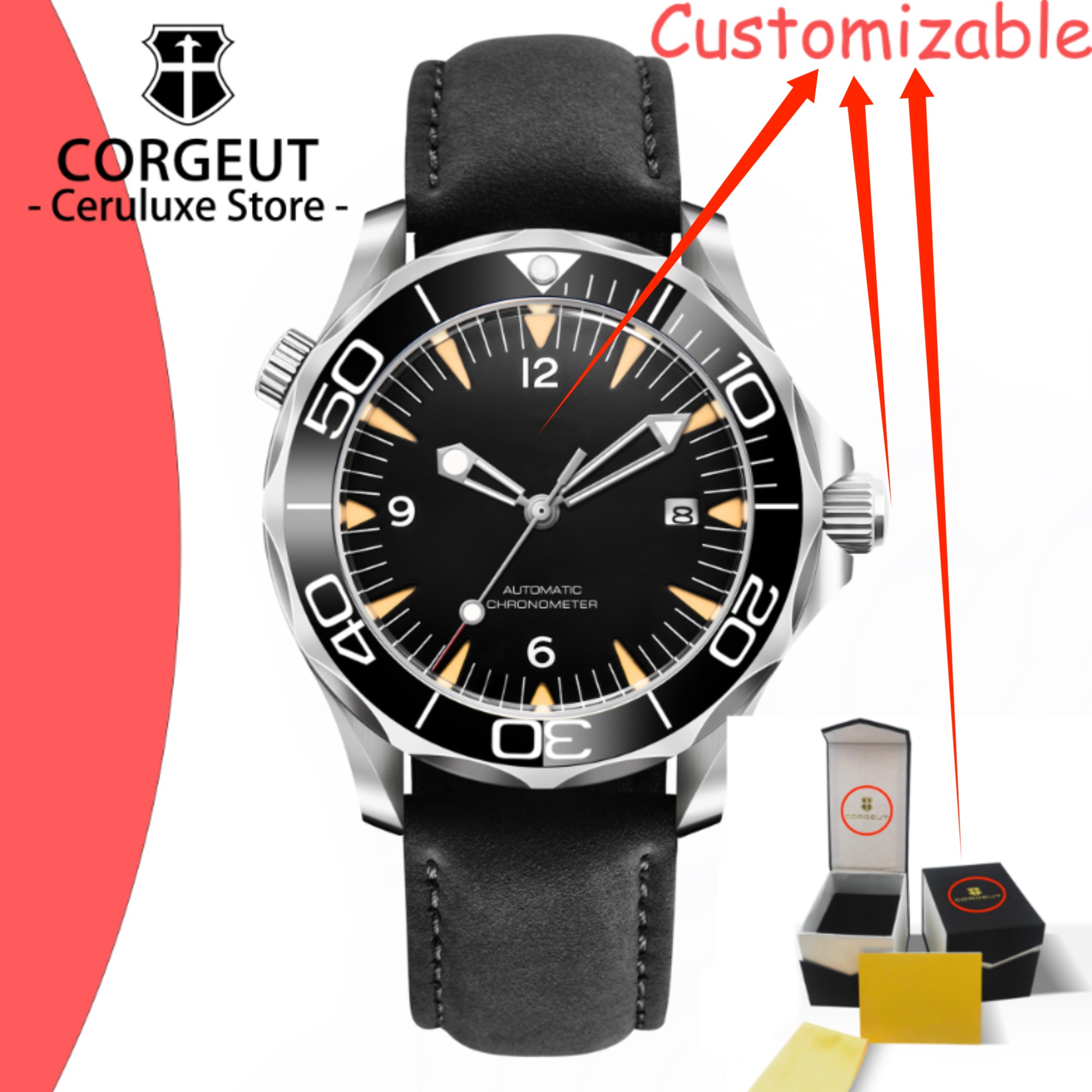 Luxury Watch In Japan - ساعات غوص جديدة مقاومة للماء بشعار