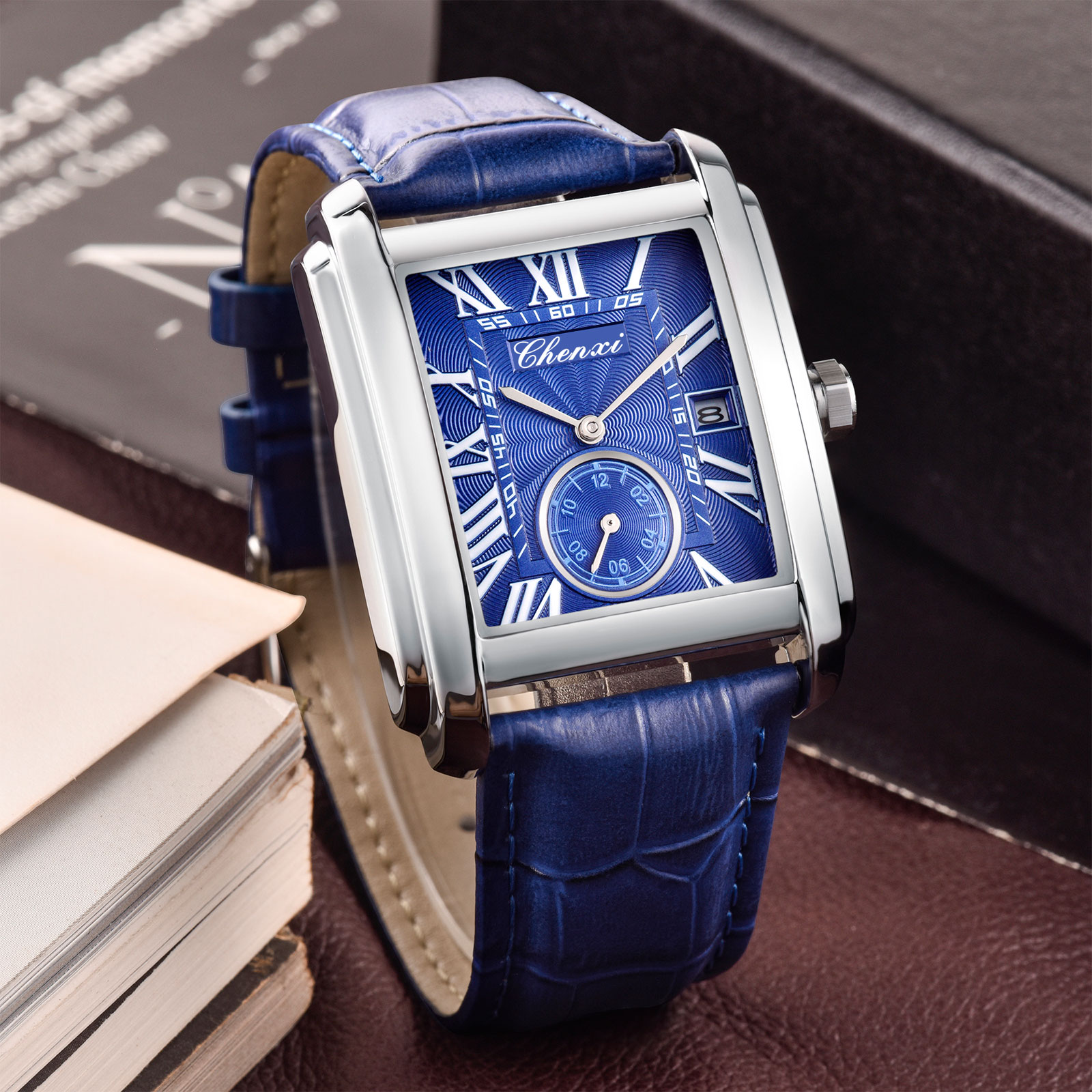Chenxi 8216 موضة جديدة بوي كلا - مراجعة Luxury Watch Holder For Men وسعره