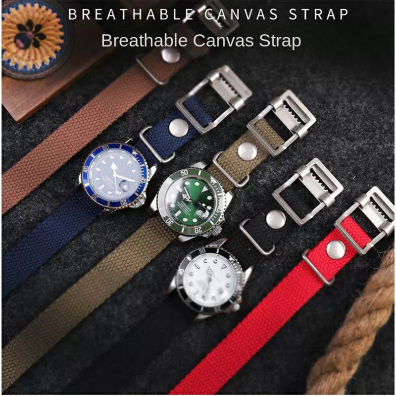 حزام ساعة من قماش النايلون عال - مراجعة Luxury Watch Omega وسعره