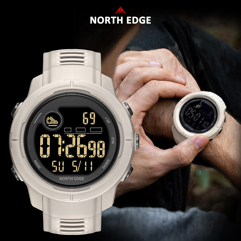 NORTH EDGE جديد ساعة رقمية للر - مراجعة Open Heart Watch وسعره