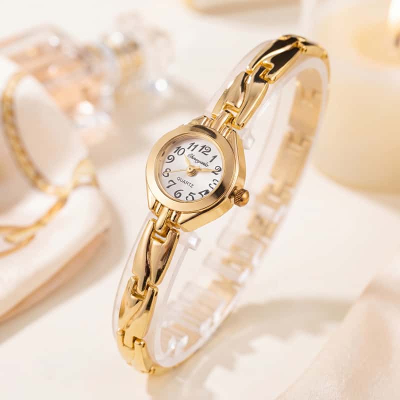 ساعة يد نسائية أنيقة بتصميم عص - مراجعة Luxury Watch Brand For Women وسعره