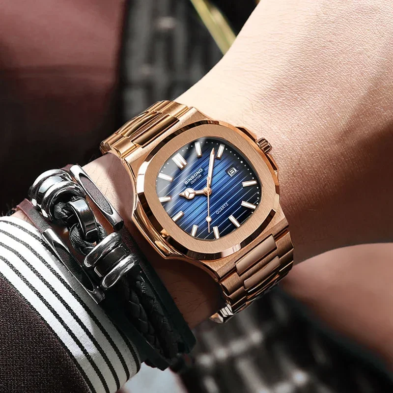 جديد سويسرا رجل عادية ارتفع ال - مراجعة Luxury Watch German وسعره