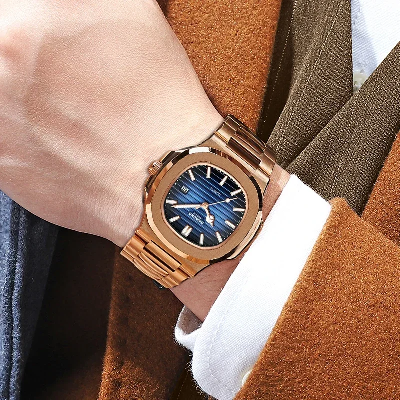 جديد سويسرا رجل عادية ارتفع ال - مراجعة Luxury Watch German وسعره