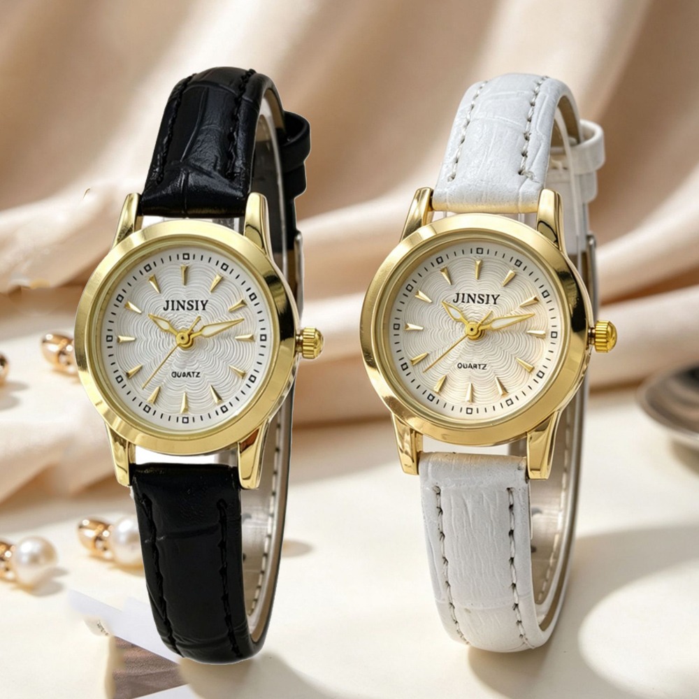 ساعة يد نسائية فاخرة بحزام جلد - مراجعة Luxury Watch Brand For Women وسعره