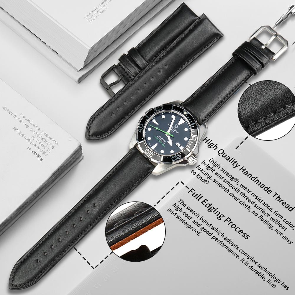 MAIKES الفاخرة جلد طبيعي أشرطة - مراجعة Luxury Watch Longines وسعره
