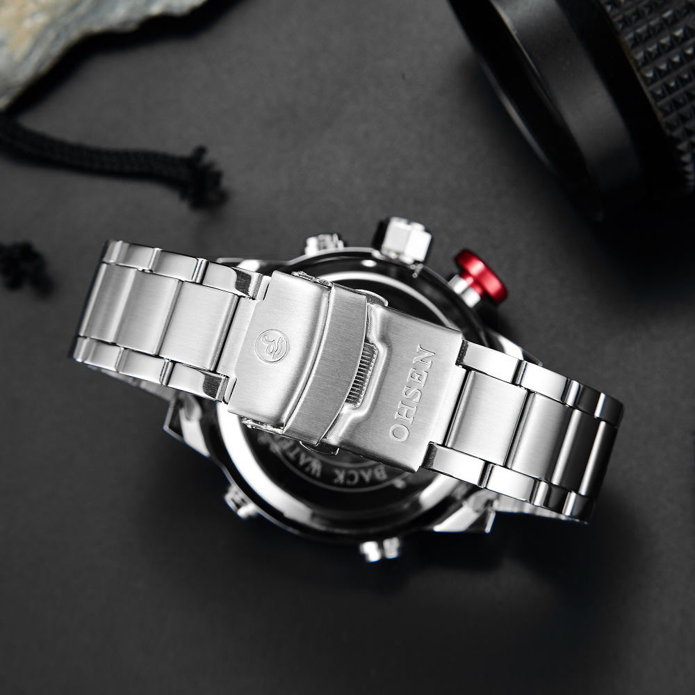 جديد OHSEN العلامة التجارية ال - مراجعة Luxury Watch White وسعره
