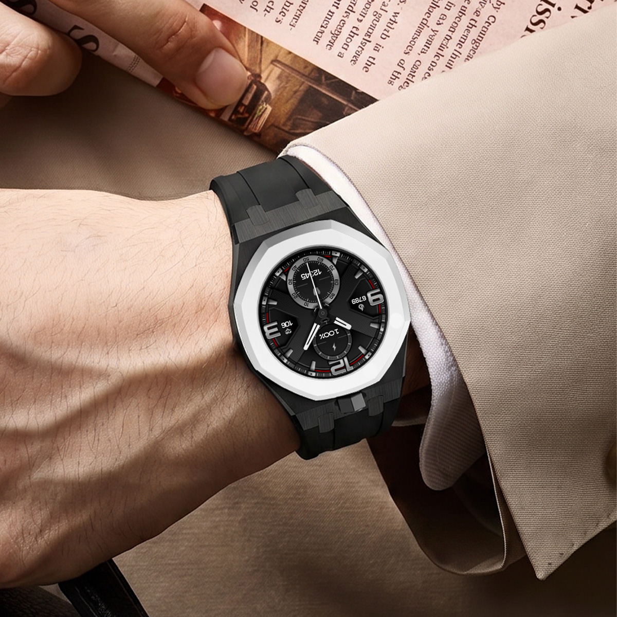 طقم تعديل فاخر لساعة سواتش × إ - مراجعة Luxury Watch Ap وسعره
