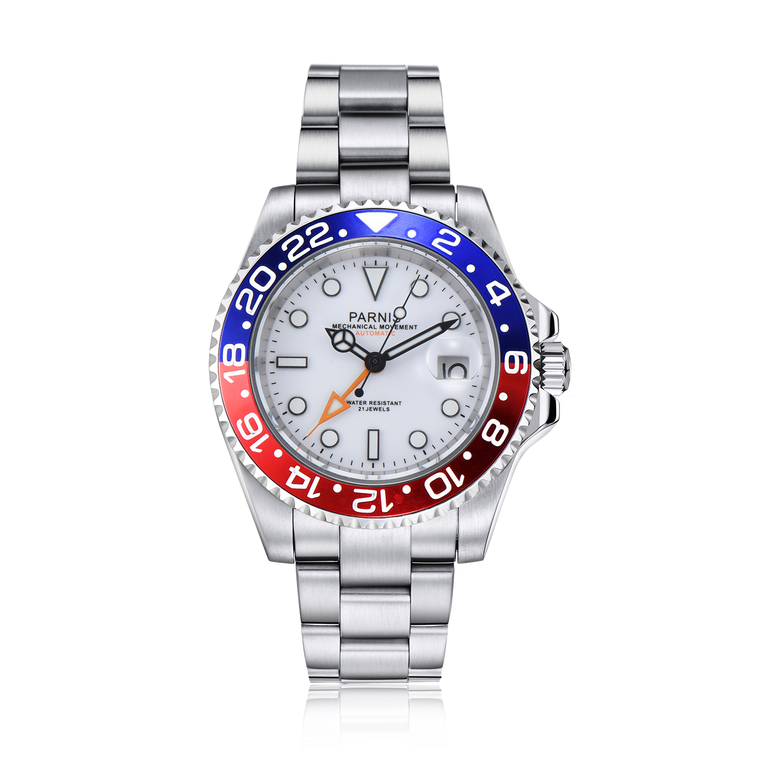 2025 جديد Parnis 40 مللي متر ا - مراجعة Luxury Watch White وسعره