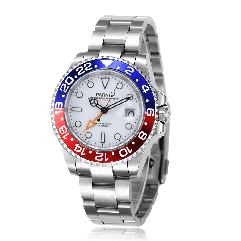 2025 جديد Parnis 40 مللي متر ا - مراجعة Luxury Watch White وسعره