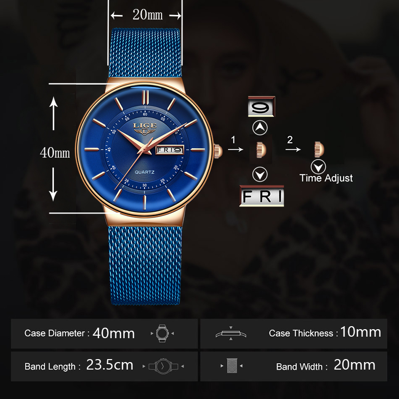 ساعات نسائية من LIGE، ماركة فا - مراجعة Luxury Watch Brand For Women وسعره
