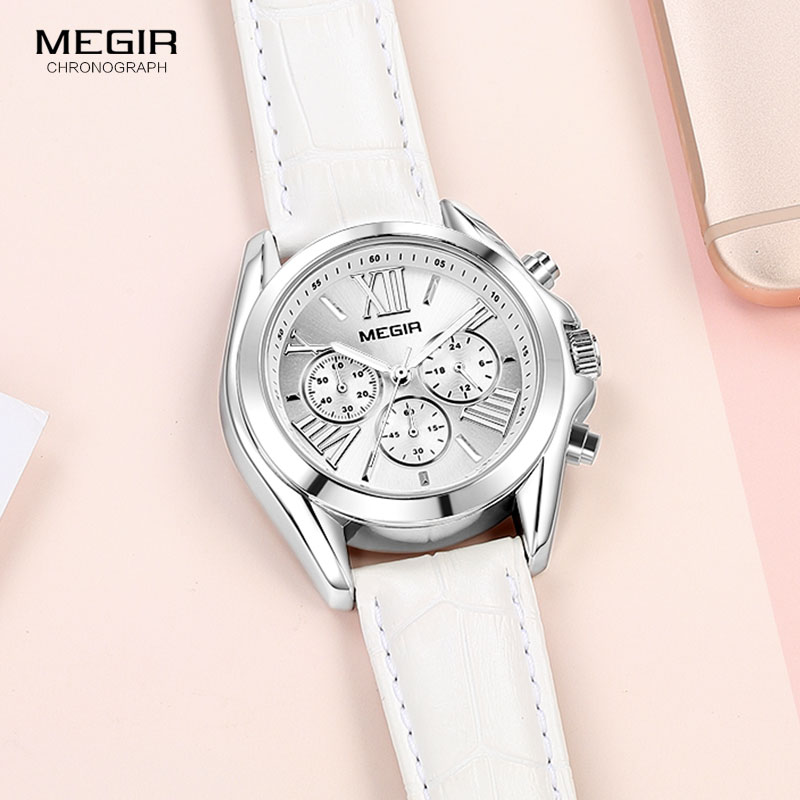 Mejer2019-ساعة جلد فاخرة للنسا - مراجعة Luxury Watch White وسعره
