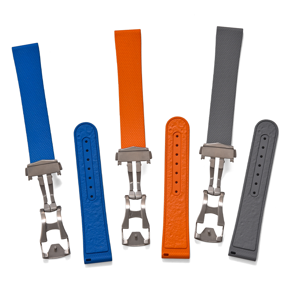 FKM Rubber Watch Strap 20mm Sa - مراجعة Luxury Watch Omega وسعره