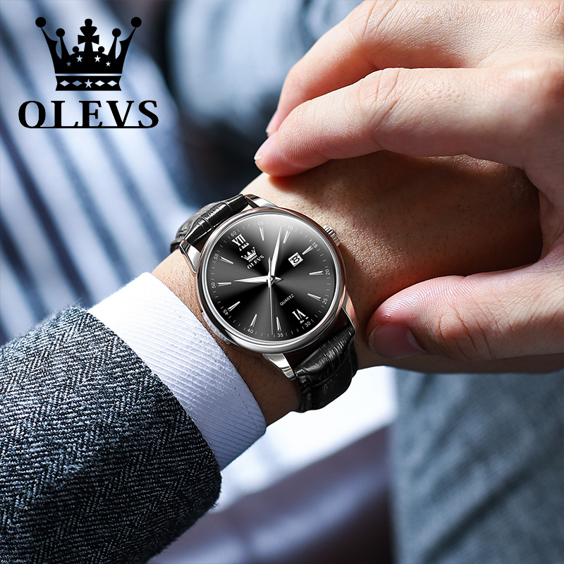 ساعة أوليف-ساعة كوارتز مقاومة  - مراجعة Luxury Watch Holder For Men وسعره