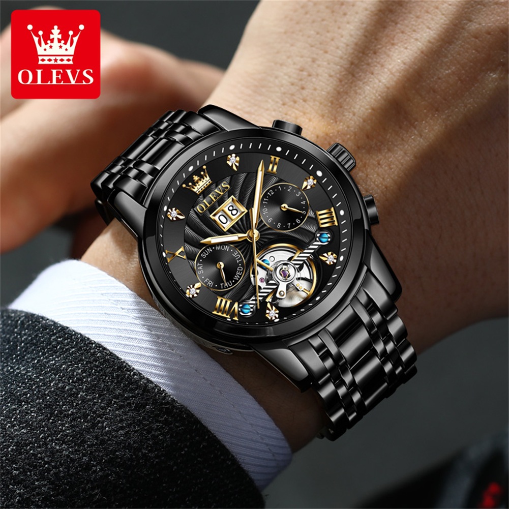 ساعات OLEVS الكلاسيكية للرجال  - مراجعة Open Heart Watch وسعره