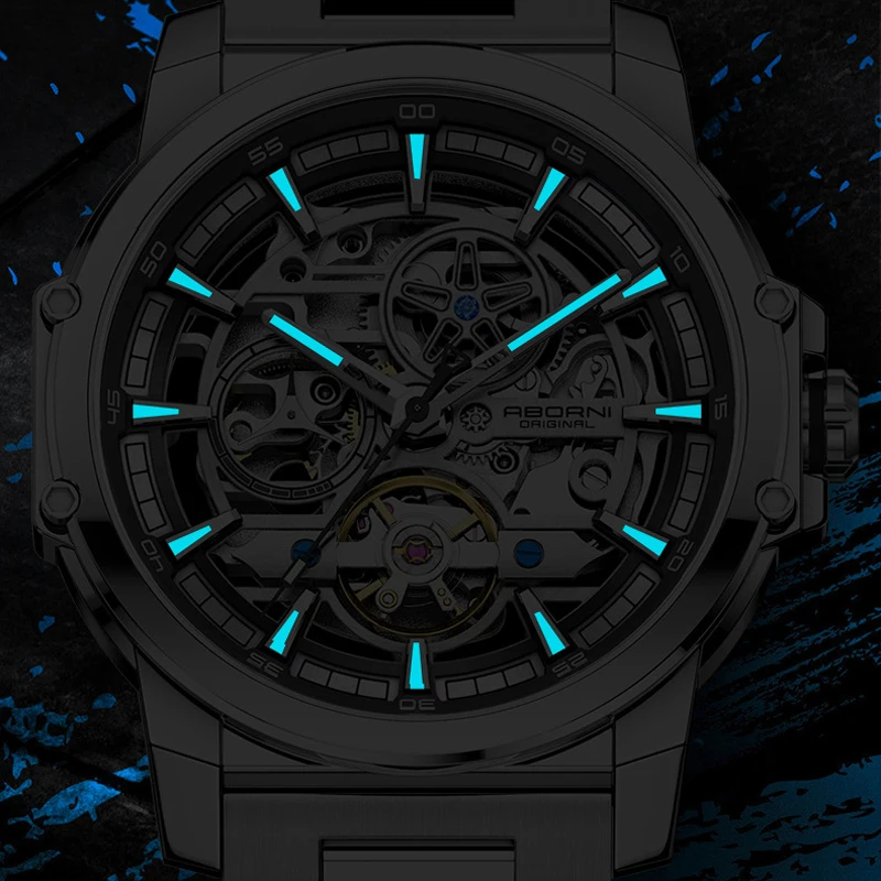 ABORNI 9039 تصميم فريد من نوعه - مراجعة Open Heart Watch وسعره