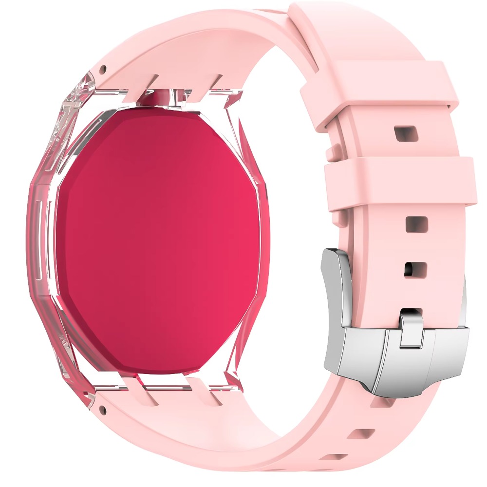 غطاء شفاف + حزام سيليكون سائل  - مراجعة Luxury Watch Ap وسعره