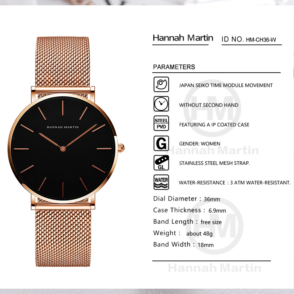 هانا مارتن العلامة التجارية ال - مراجعة Luxury Watch In Japan وسعره
