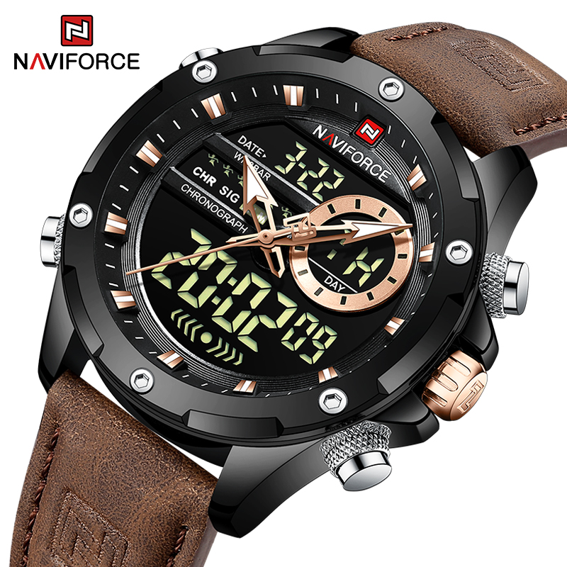 ساعات رجالية جديدة من NAVIFORC - مراجعة Luxury Watch Holder For Men وسعره