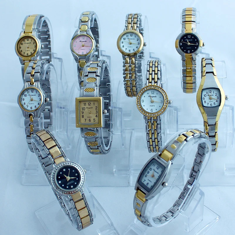 10 قطعة مختلطة السائبة الكثير  - مراجعة Luxury Watch Brand For Women وسعره