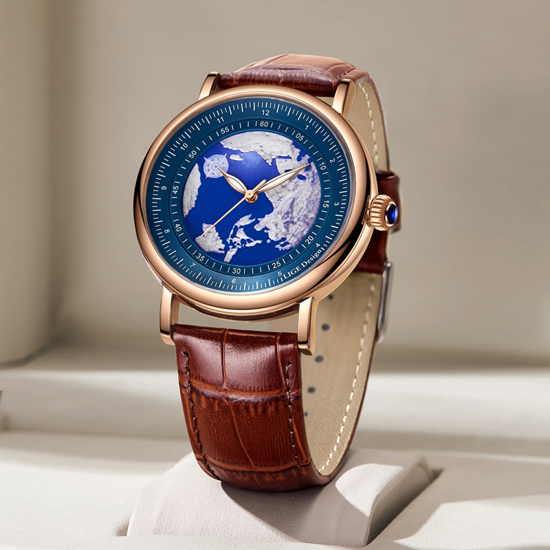 ساعة يد رجالية فاخرة من LIGE 2 - مراجعة Luxury Watch Holder For Men وسعره